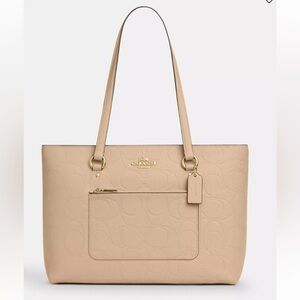 Station Tote Shoulder Bag in Signature leather